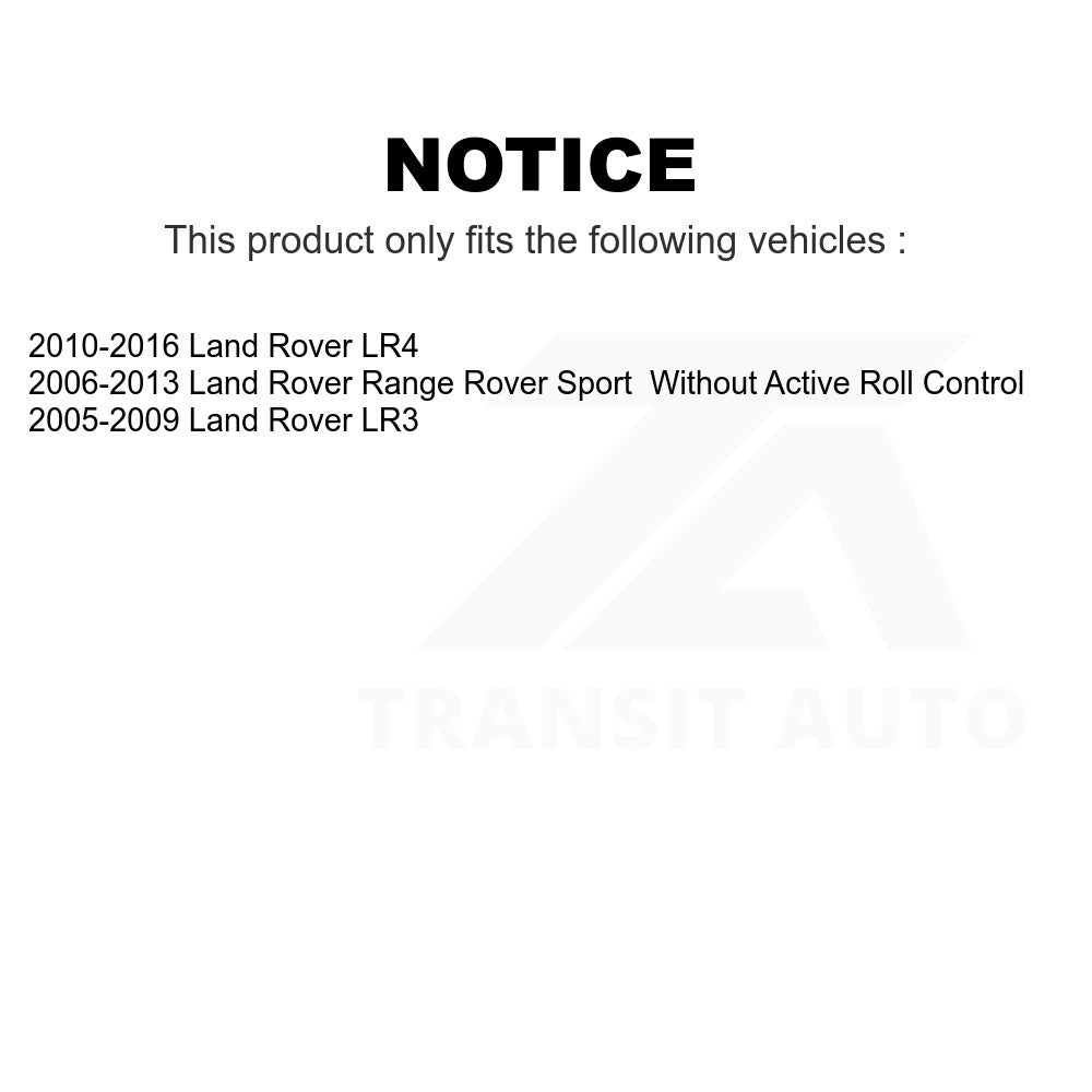 Rear Suspension Stabilizer Bar Link Pair For Land Rover Range Sport LR4 LR3