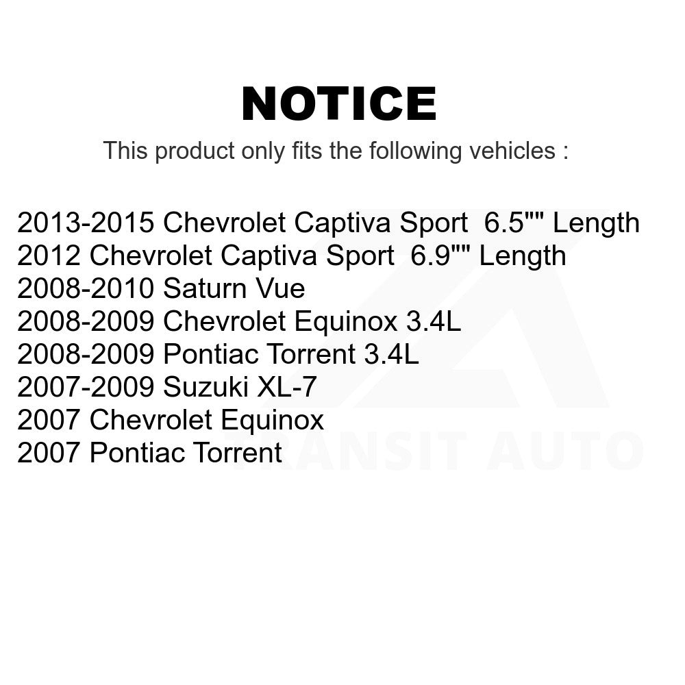 Rear Suspension Sway Bar Link Pair For Chevrolet Equinox Saturn Vue Captiva XL-7