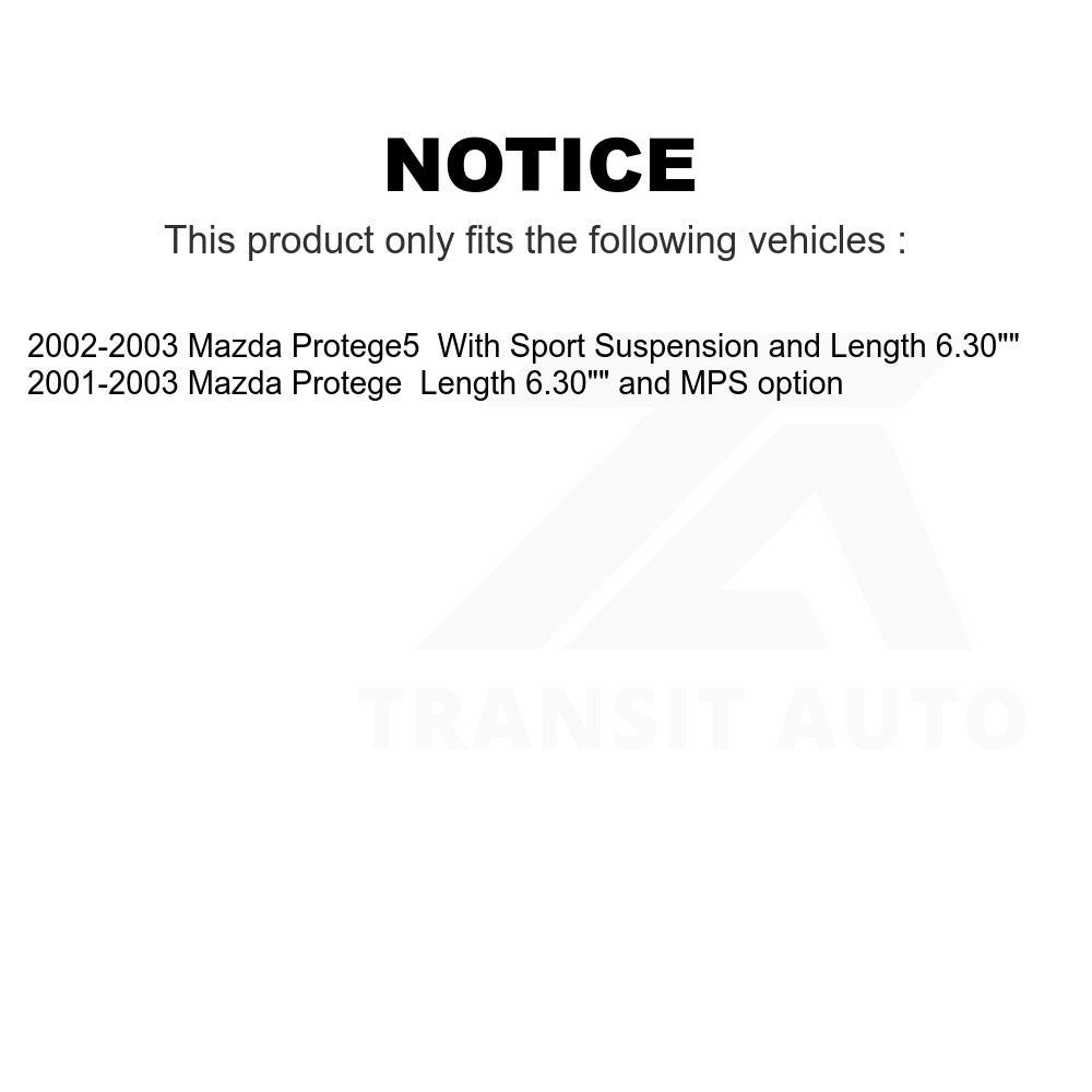 Rear Suspension Stabilizer Bar Link Pair For Mazda Protege Protege5