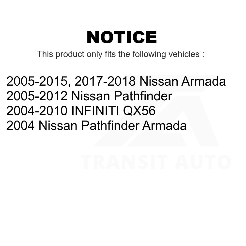 Rear Suspension Sway Bar Link Kit For Nissan Pathfinder Armada Infiniti QX56