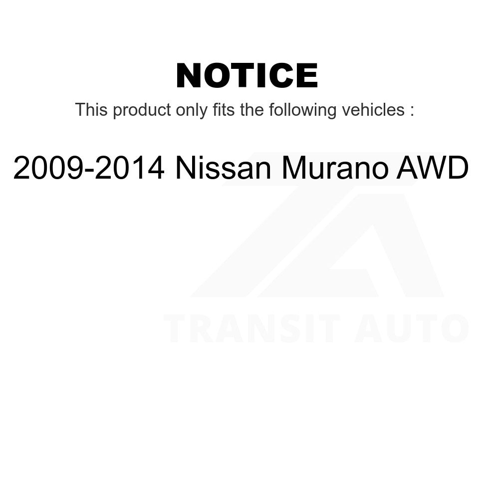 Rear Suspension Stabilizer Bar Link Kit For 2009-2014 Nissan Murano AWD