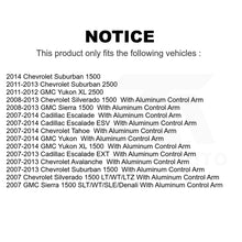 Charger l&#39;image dans la galerie, Front Ball Joints Pair For Chevrolet Silverado 1500 GMC Sierra Tahoe Suburban XL