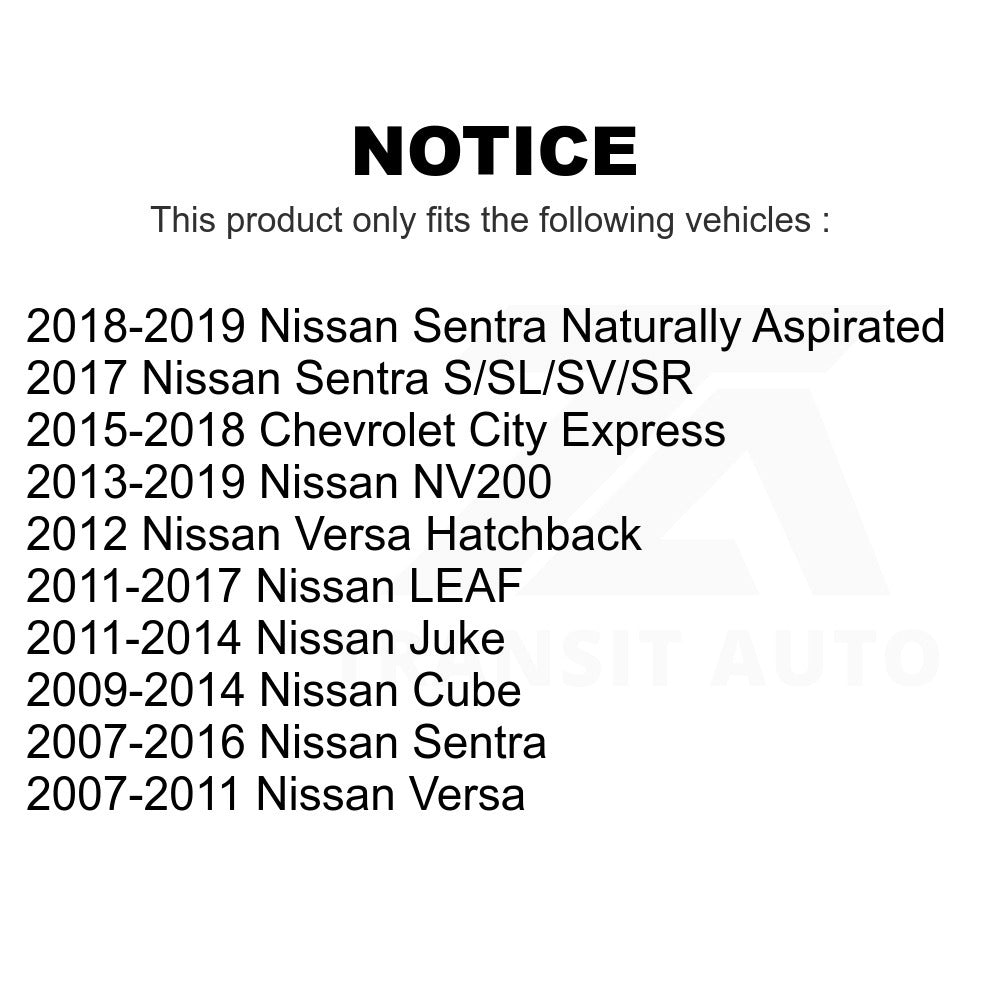 Front Ball Joints Pair For Nissan Sentra Versa Juke NV200 LEAF Cube Chevrolet