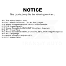 Charger l&#39;image dans la galerie, Front Ball Joints Pair For Hyundai Sonata Tucson Santa Fe Sport Kia Sportage