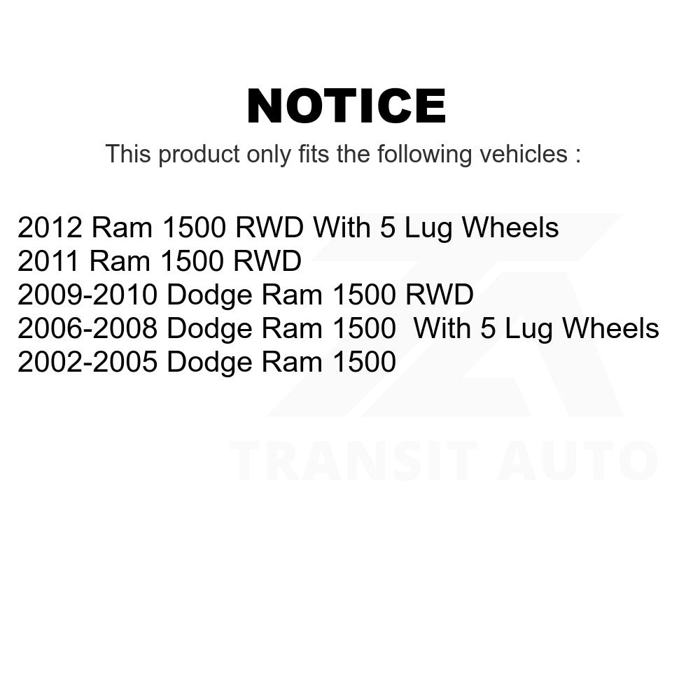 Front Suspension Ball Joints Pair For Dodge Ram 1500