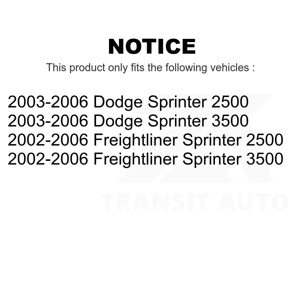 Front Suspension Ball Joints Pair For Sprinter 2500 Freightliner Dodge 3500