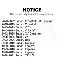 Charger l&#39;image dans la galerie, Paire de rotules avant pour Subaru Outback Forester Legacy Impreza Crosstrek XV XT 