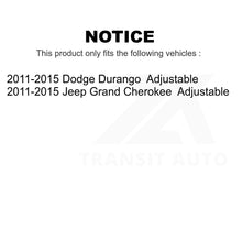 Charger l&#39;image dans la galerie, Front Ball Joint Pair For 2011-2015 Jeep Grand Cherokee Dodge Durango Adjustable