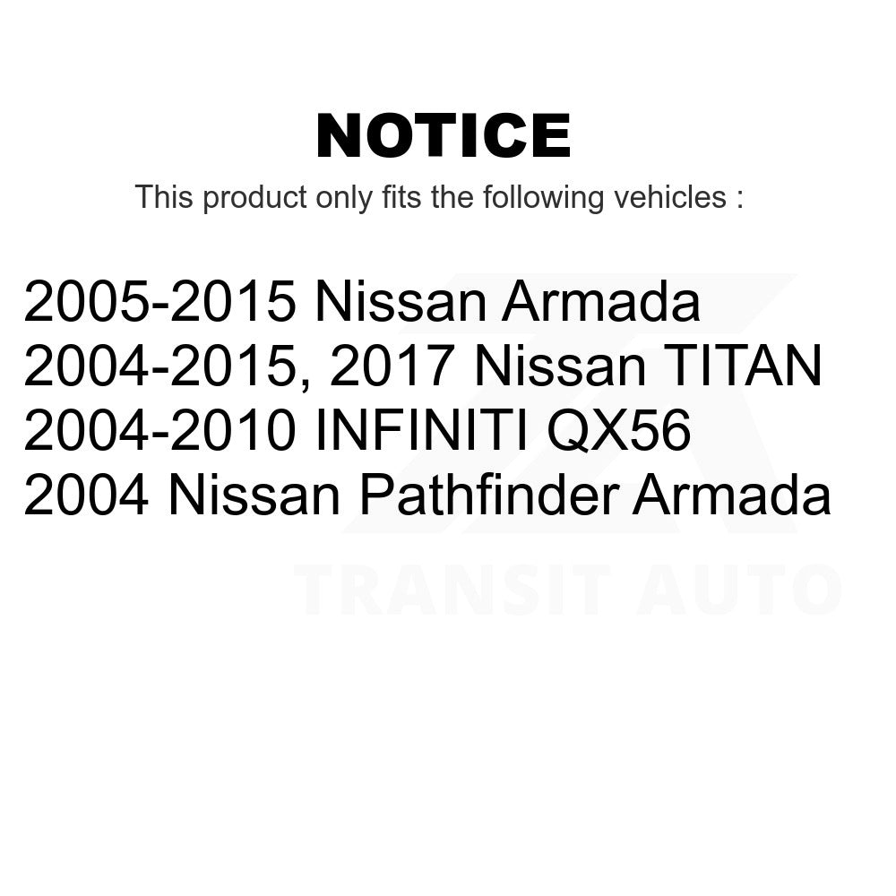 Front Ball Joints Pair For Nissan Titan Armada INFINITI QX56 Pathfinder TITAN