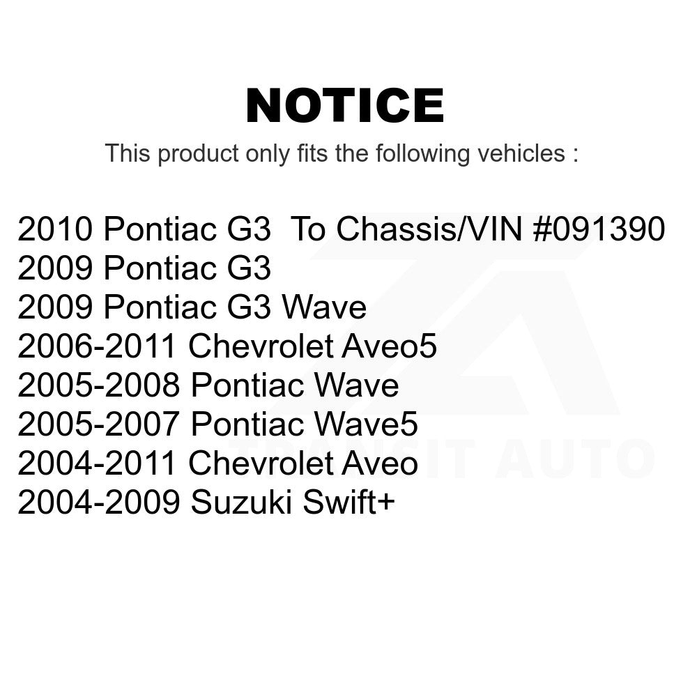 Front Suspension Control Arm Ball Joint Kit For Chevrolet Aveo Aveo5 Pontiac G3