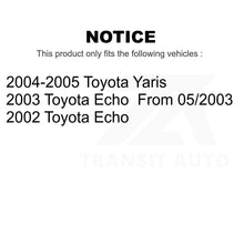 Charger l&#39;image dans la galerie, Front Suspension Control Arm And Ball Joint Assembly Kit For Toyota Echo Yaris