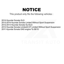 Charger l&#39;image dans la galerie, Front Suspension Control Arm And Ball Joint Assembly Kit For Hyundai Sonata