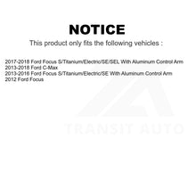 Charger l&#39;image dans la galerie, Front Suspension Control Arm And Ball Joint Assembly Kit For Ford Focus C-Max