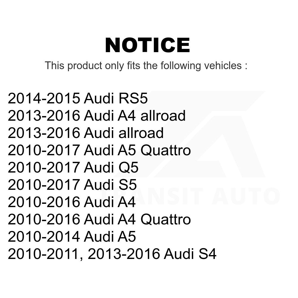 Front Suspension Control Arm Ball Joint Kit For Audi Q5 A4 A5 Quattro S5 S4 RS5