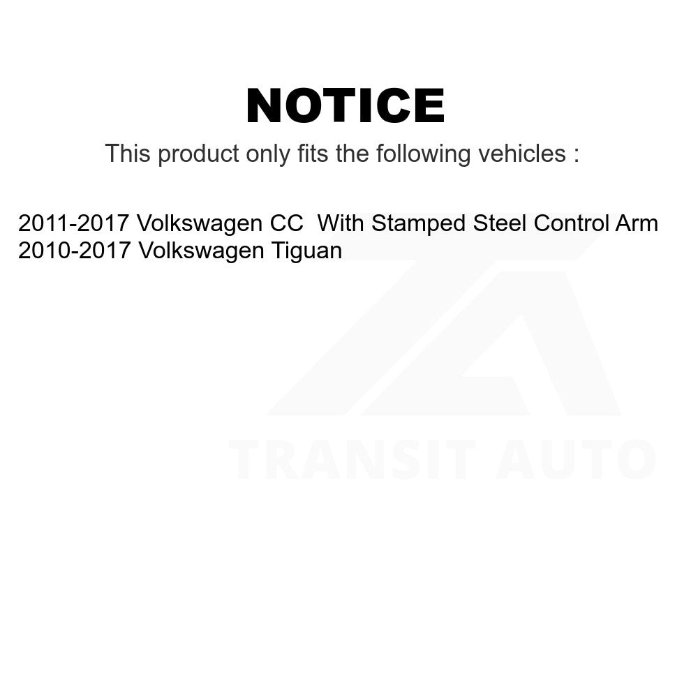 Front Suspension Control Arm & Ball Joint Assembly Kit For Volkswagen Tiguan CC