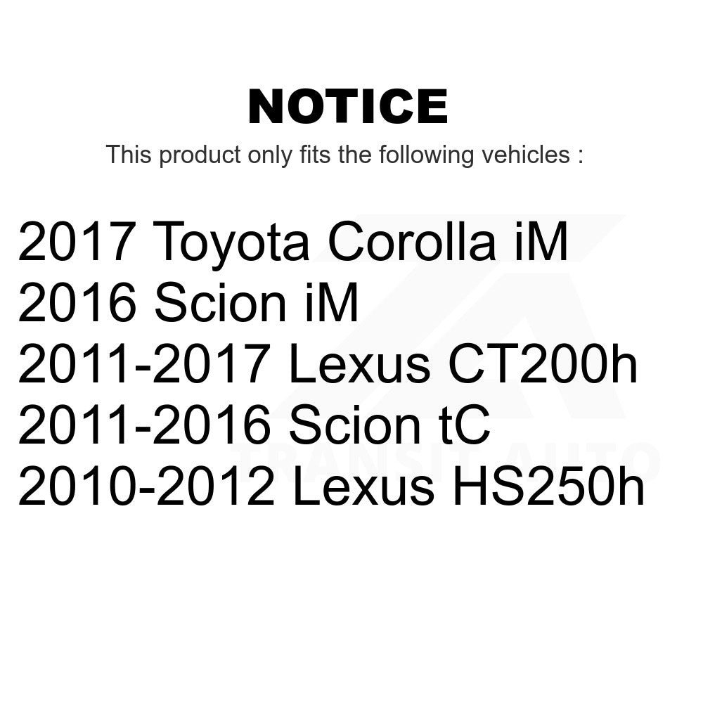 Rear Suspension Sway Bar Link Pair For Scion Lexus tC CT200h Toyota Corolla iM