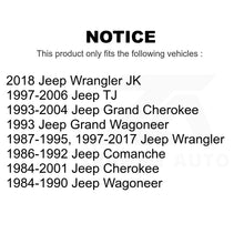 Charger l&#39;image dans la galerie, Kit de rotules avant pour Jeep Wrangler Grand Cherokee JK Comanche Wagoneer TJ 