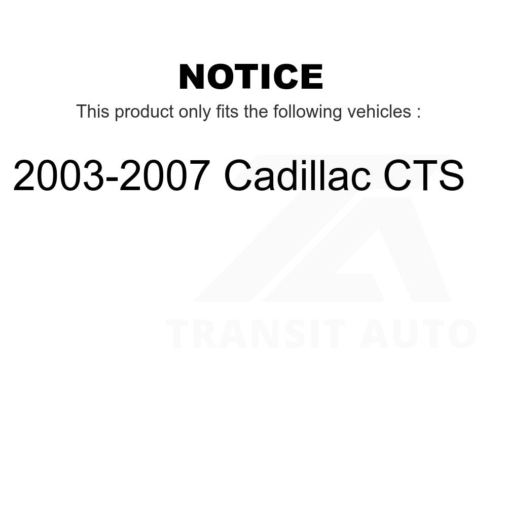 Kit de rotules de suspension avant pour Cadillac CTS 2003-2007 