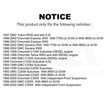 Charger l&#39;image dans la galerie, Kit de rotule avant pour Chevrolet Tahoe GMC C2500 C3500 Express 3500 C1500 2500 
