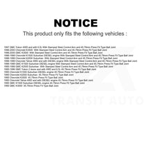 Load image into Gallery viewer, Front Ball Joints Kit For Chevrolet Tahoe K1500 Suburban GMC K3500 Yukon K2500