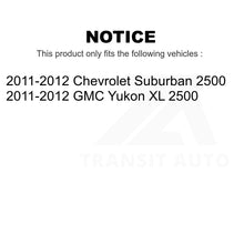 Charger l&#39;image dans la galerie, Kit de joints à rotule avant pour Chevrolet Suburban 2011 GMC Yukon XL 2500 – 2500 