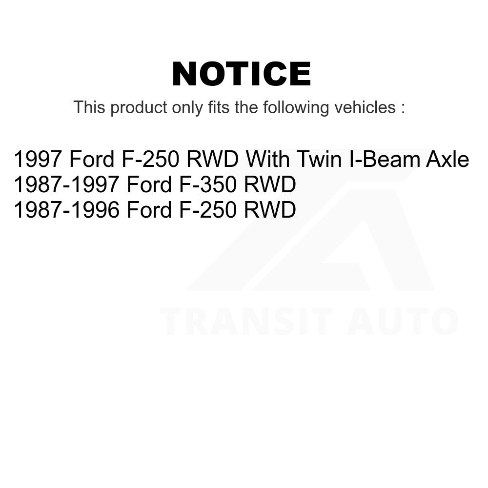 Front Suspension Ball Joints Kit For Ford F-250 F-350 RWD