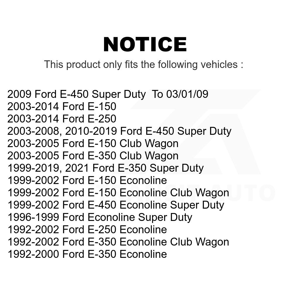Front Ball Joints Kit For Ford E-350 Super Duty E-250 E-150 Econoline Club Wagon