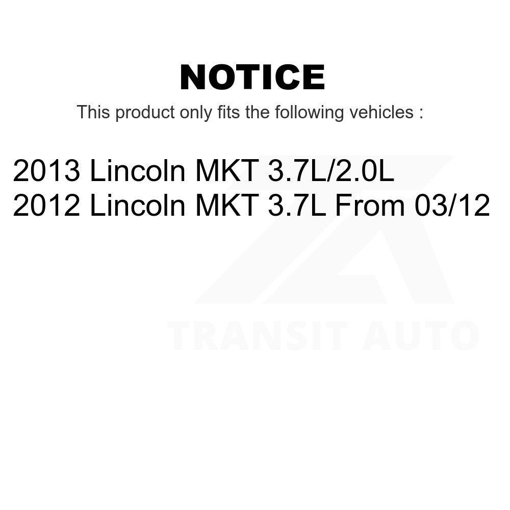 Front Steering Tie Rod End Kit For Lincoln MKT