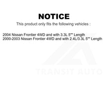 Charger l&#39;image dans la galerie, Front Rear Suspension Stabilizer Bar Link Kit For Nissan Frontier 5&quot; Length