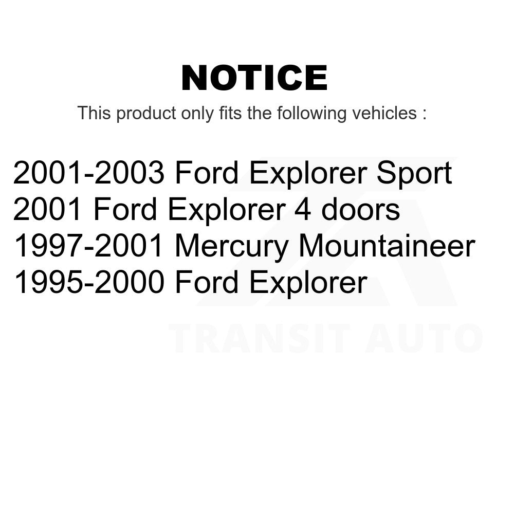 Front Rear Suspension Bar Link Kit For Ford Explorer Sport Mercury Mountaineer