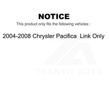 Charger l&#39;image dans la galerie, Front Rear Suspension Bar Link Kit For 2004-2008 Chrysler Pacifica Only