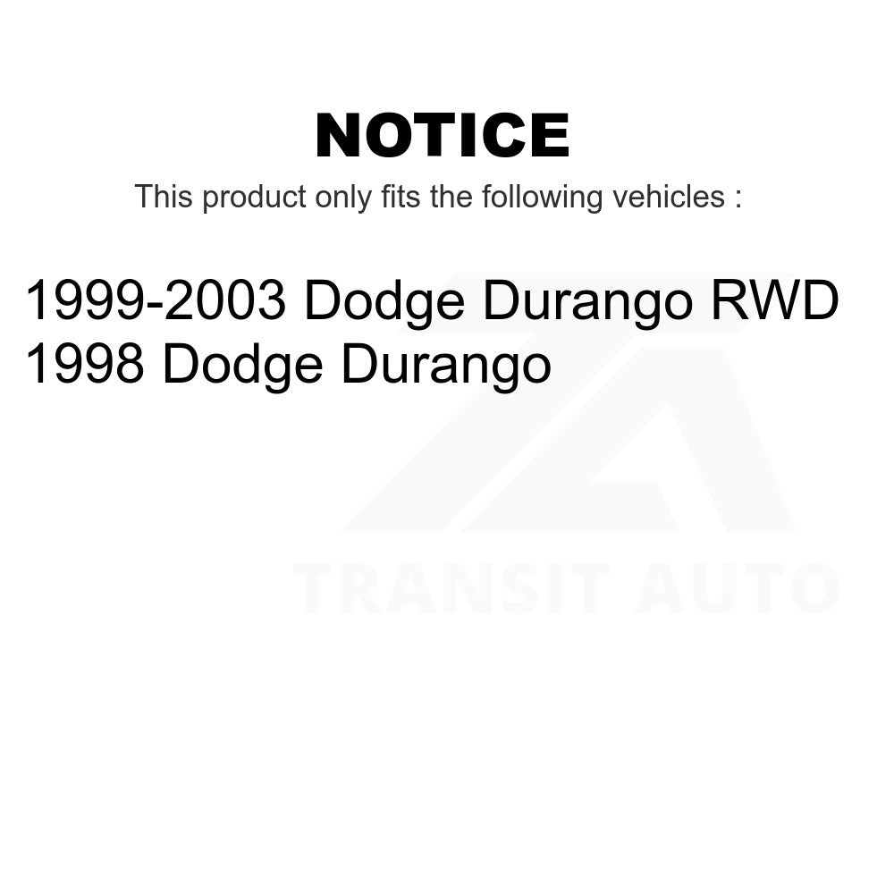 Front Rear Suspension Stabilizer Bar Link Kit For Dodge Durango