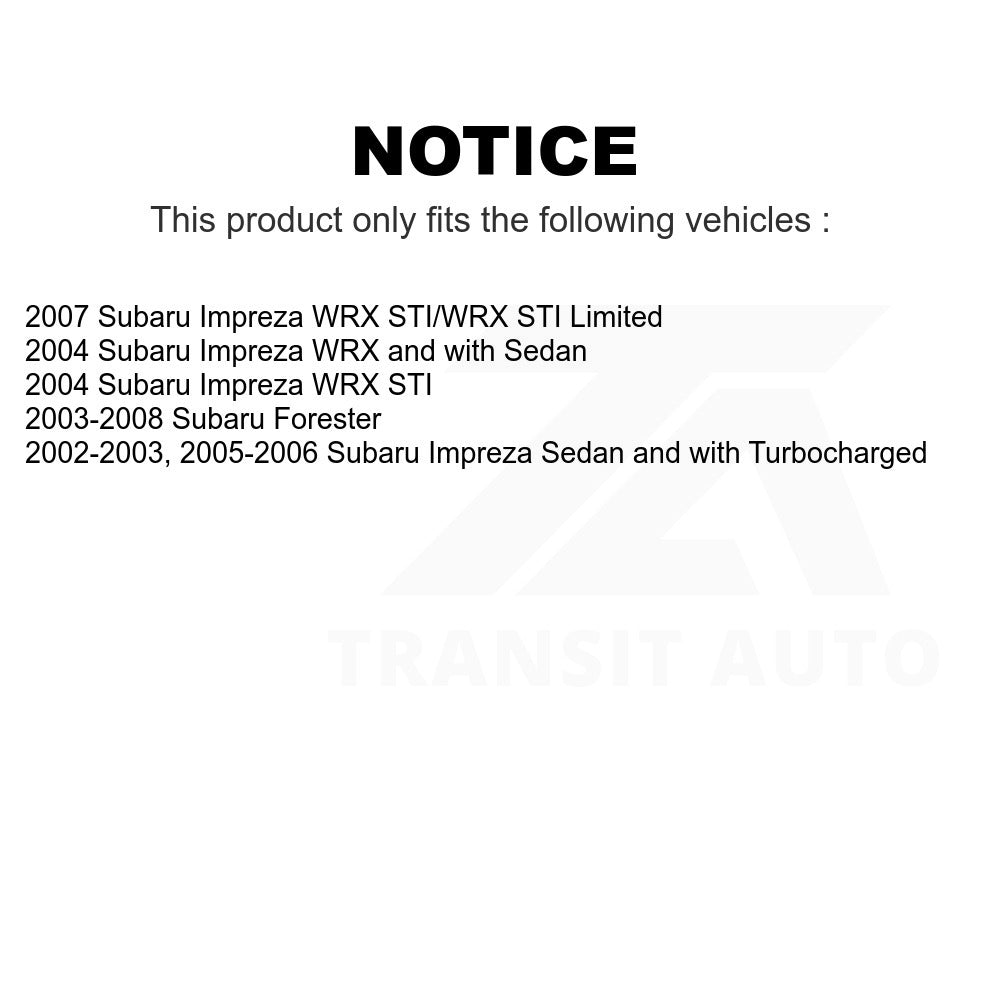 Front Rear Suspension Stabilizer Bar Link Kit For Subaru Forester Impreza