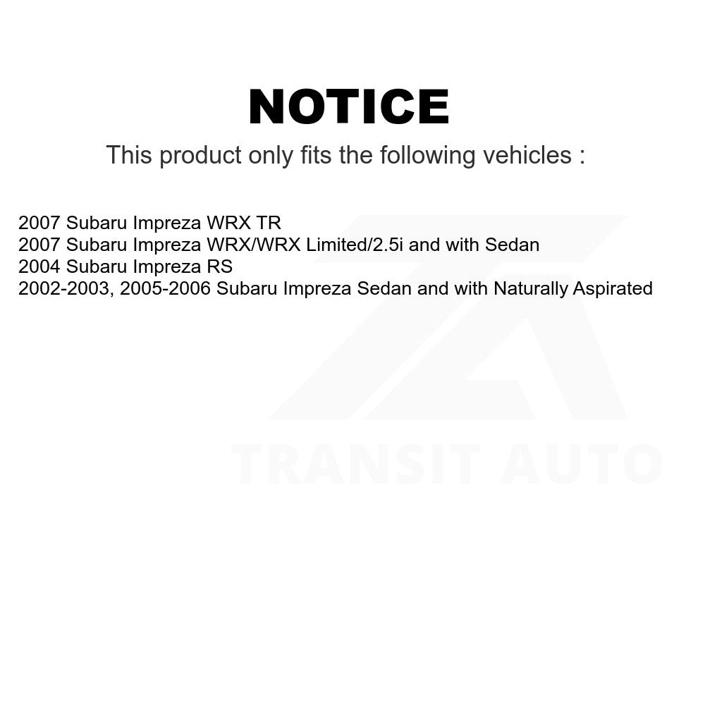 Front Rear Suspension Stabilizer Bar Link Kit For Subaru Impreza