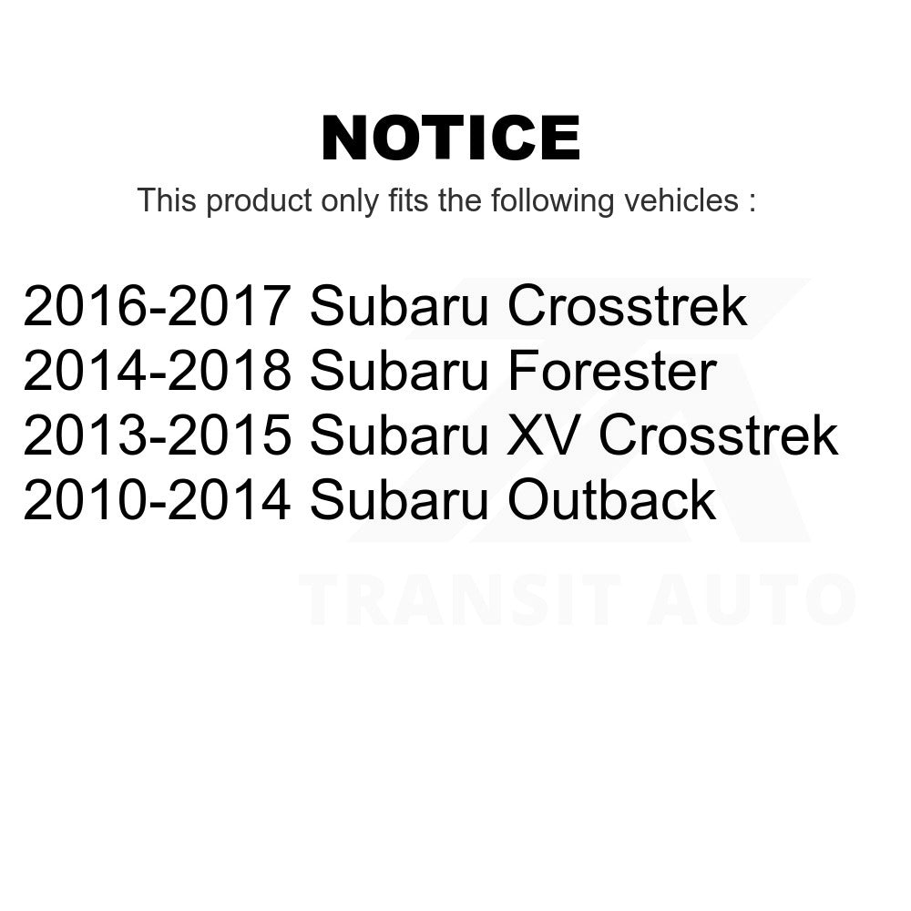 Front Rear Suspension Sway Bar Link Kit For Subaru Forester Outback XV Crosstrek