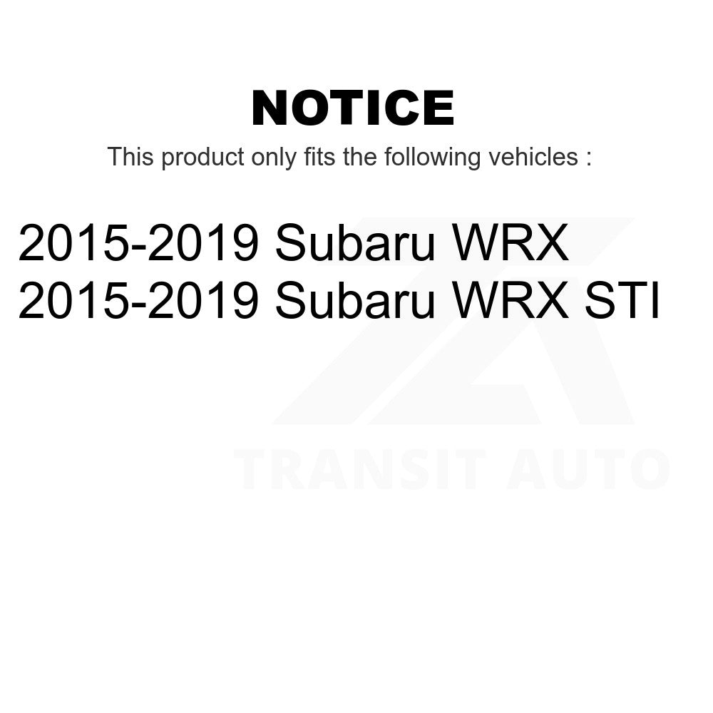 Front Rear Suspension Stabilizer Bar Link Kit For 2015-2019 Subaru WRX STI