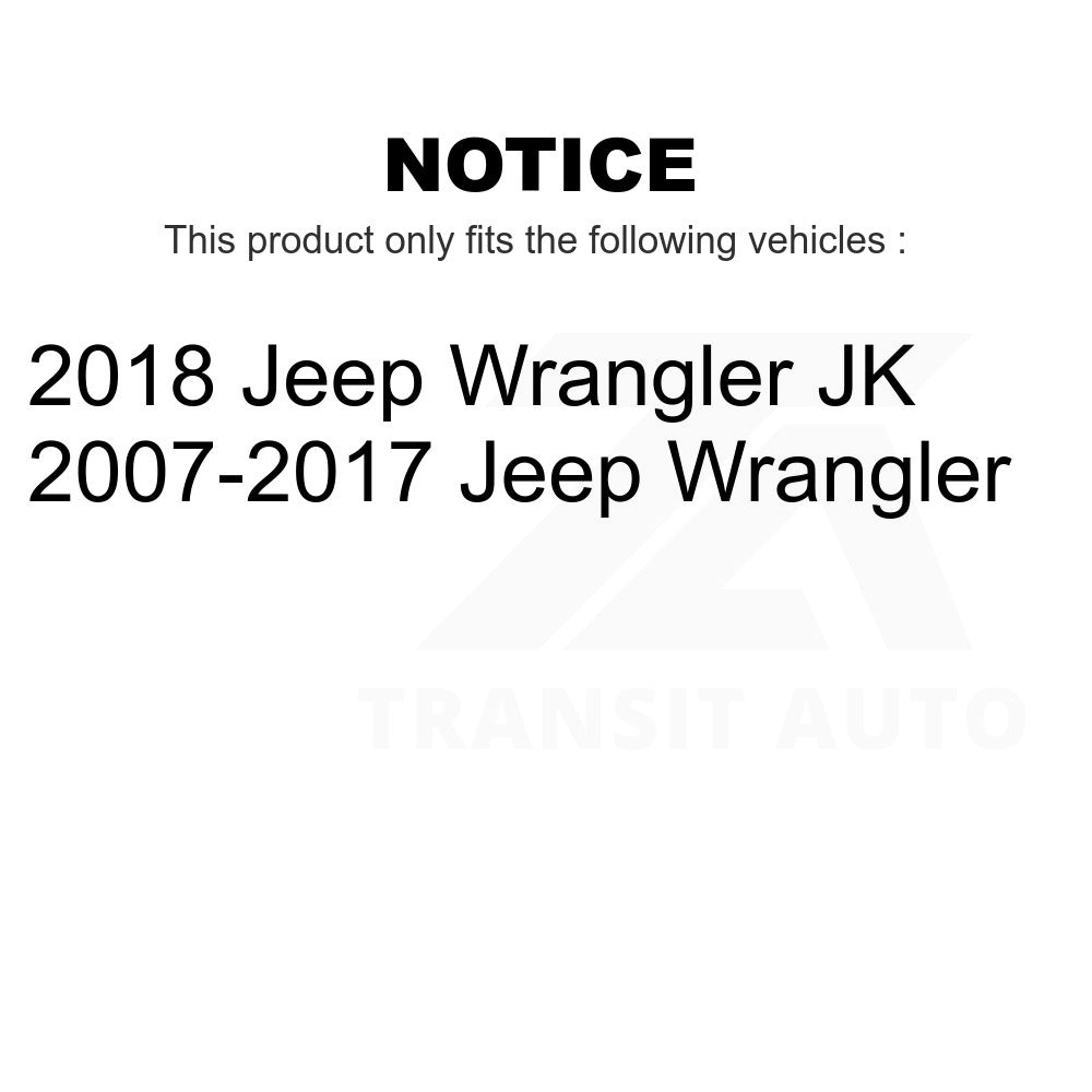 Front Rear Suspension Stabilizer Bar Link Kit For Jeep Wrangler JK