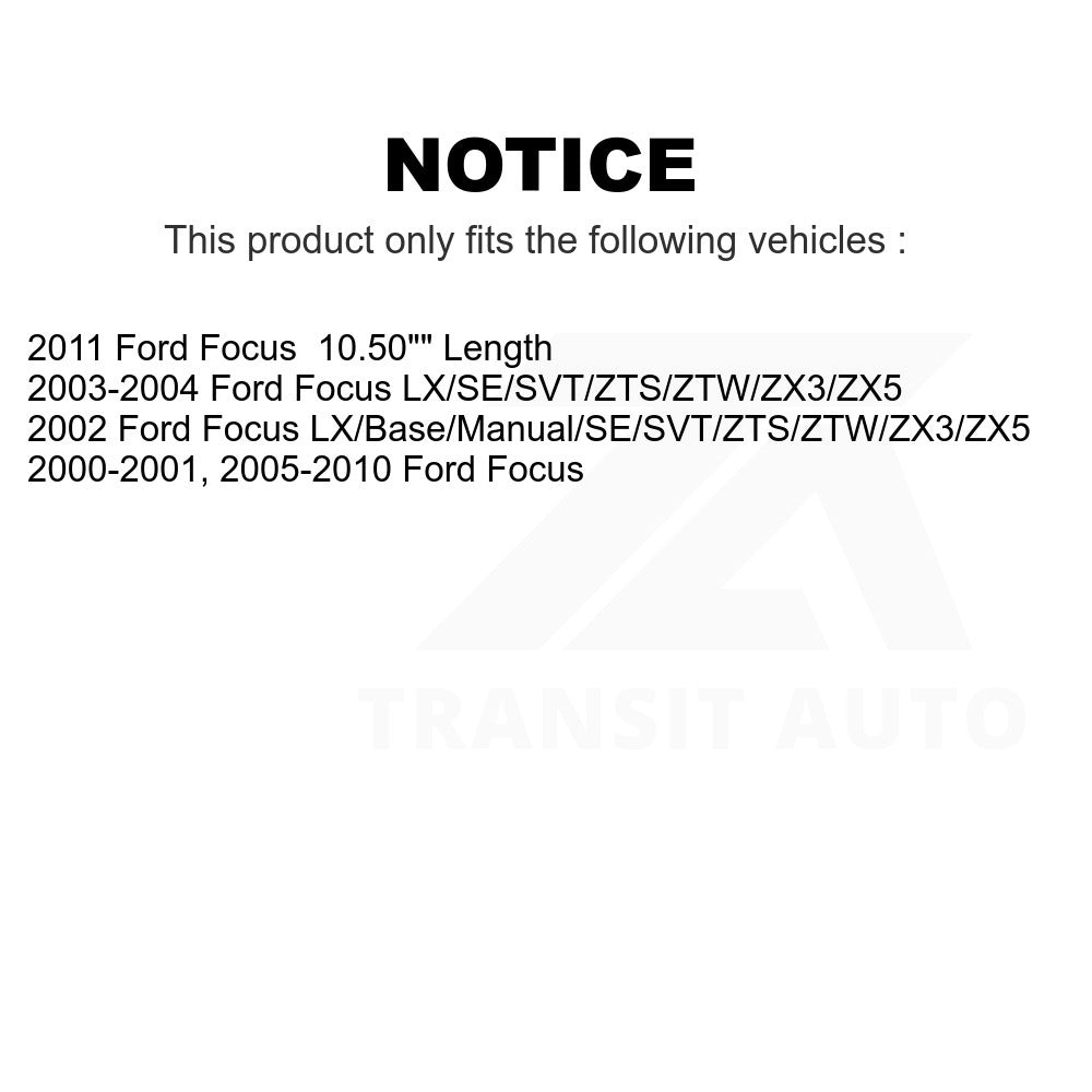 Front Rear Suspension Stabilizer Bar Link Kit For Ford Focus