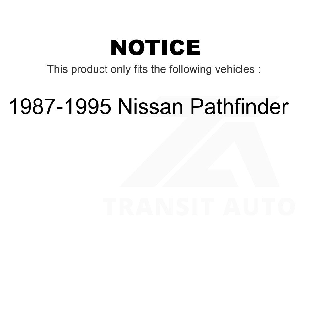 Front Rear Suspension Stabilizer Bar Link Kit For 1987-1995 Nissan Pathfinder