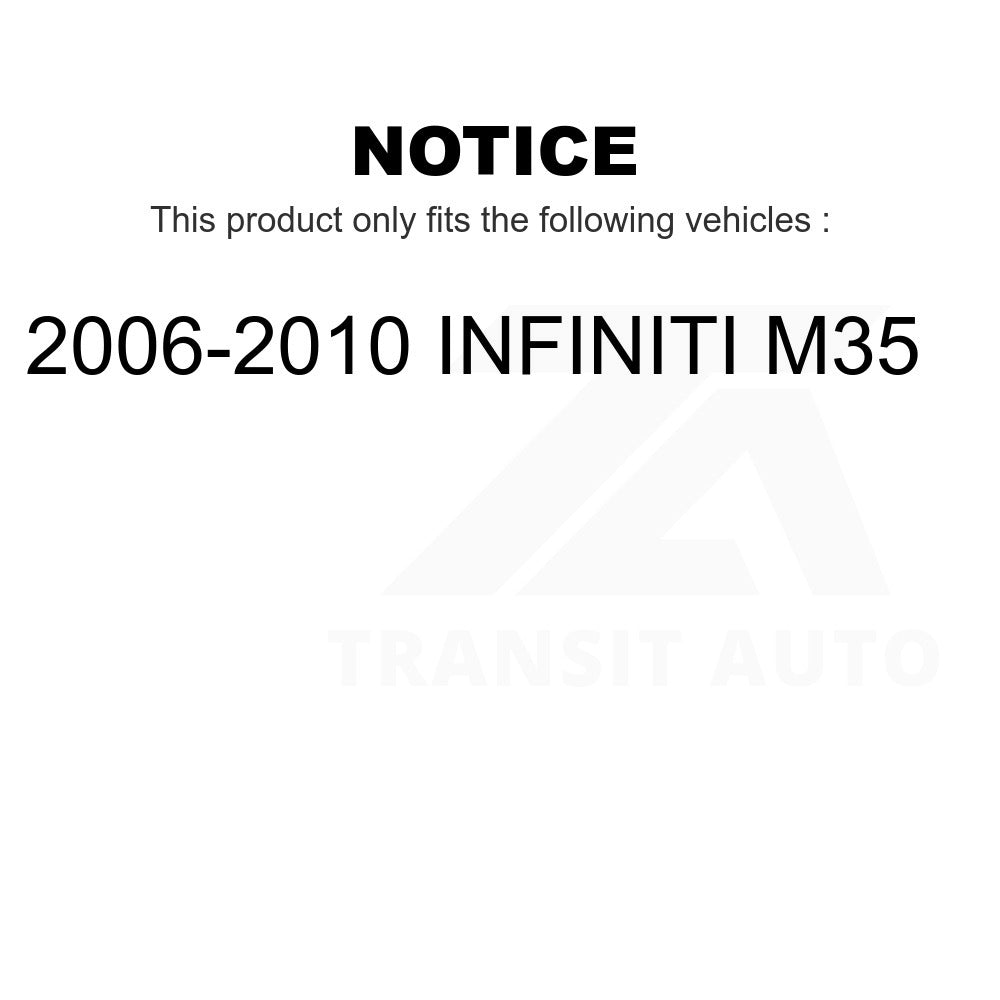 Front Rear Suspension Stabilizer Bar Link Kit For 2006-2010 INFINITI M35