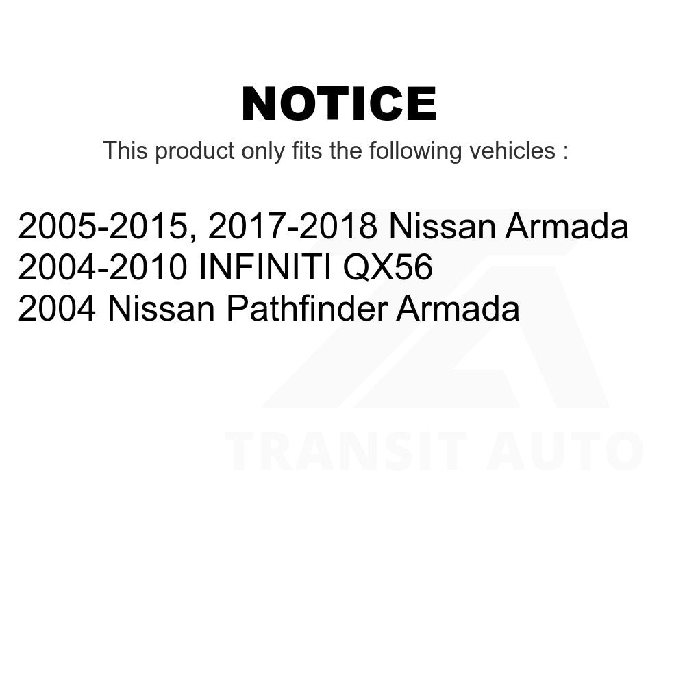 Front Rear Suspension Bar Link Kit For Nissan Armada Infiniti QX56 Pathfinder