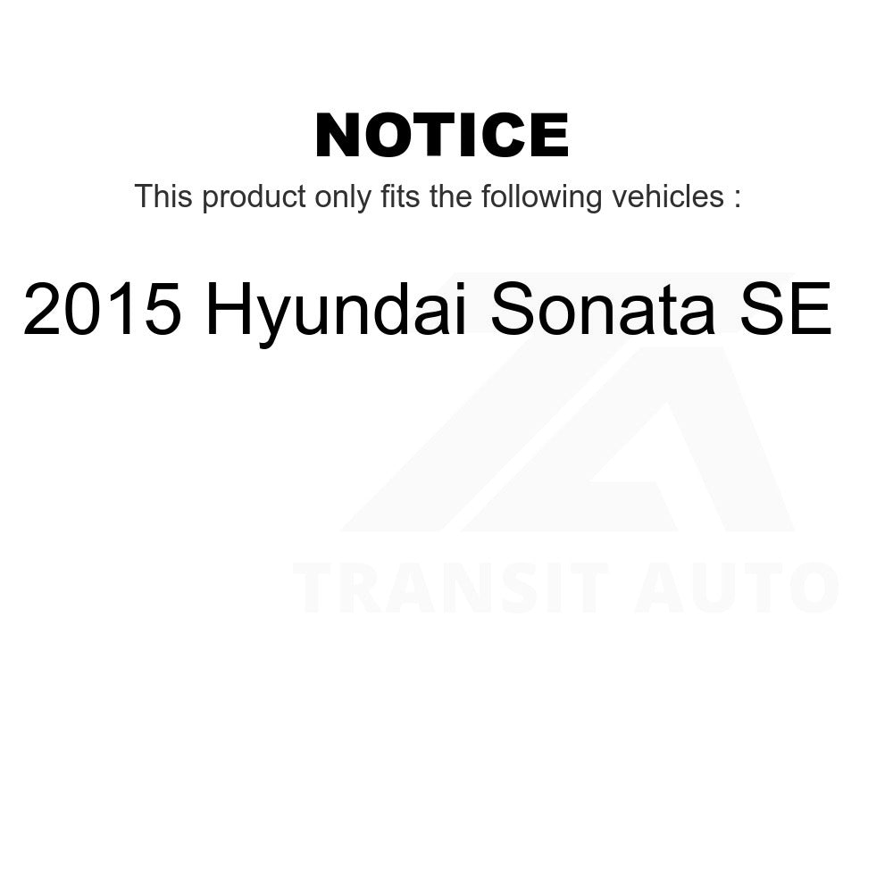 Front Rear Suspension Stabilizer Bar Link Kit For 2015 Hyundai Sonata SE