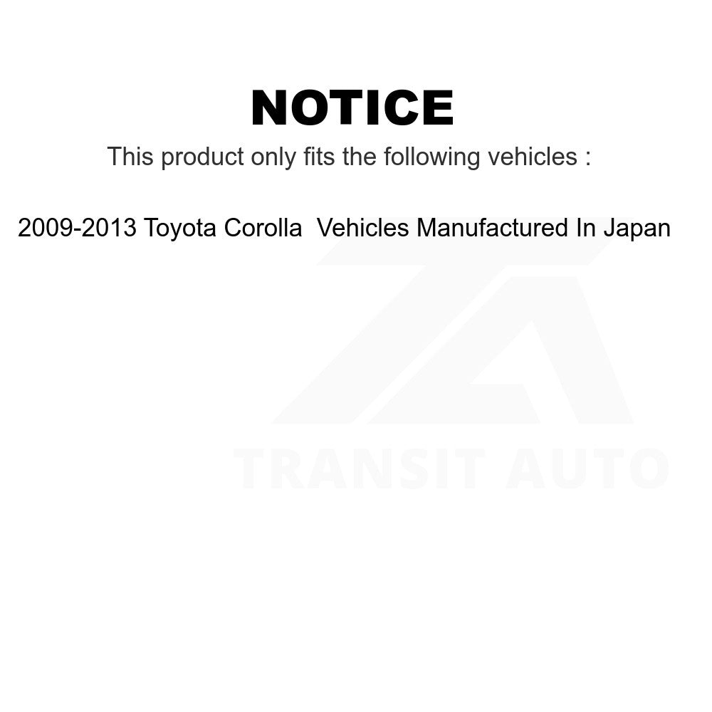 Front Suspension Ball Joint And Tie Rod End Kit For Toyota Corolla