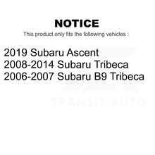 Charger l&#39;image dans la galerie, Front Suspension Ball Joint And Tie Rod End Kit For Subaru Ascent Tribeca B9