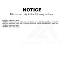 Load image into Gallery viewer, Front Ball Joint And Tie Rod End Kit For Chevrolet Pontiac Grand Am Malibu Alero