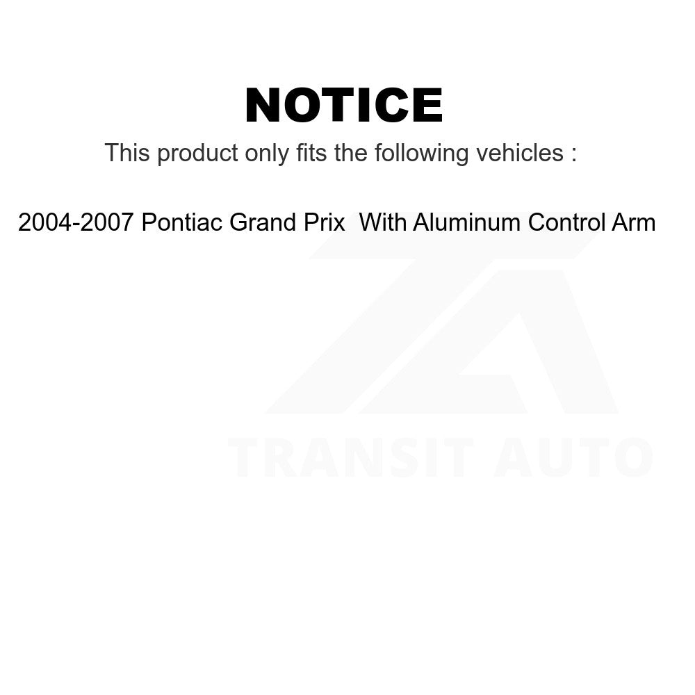 Front Suspension Ball Joint And Tie Rod End Kit For Pontiac Grand Prix