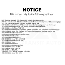 Charger l&#39;image dans la galerie, Front Ball Joint &amp; Tie Rod End Kit For Chevrolet Silverado 1500 GMC Tahoe Sierra