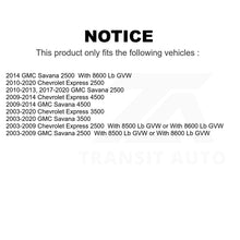 Load image into Gallery viewer, Front Ball Joint Tie Rod End Kit For Chevrolet Express 3500 2500 GMC Savana 4500
