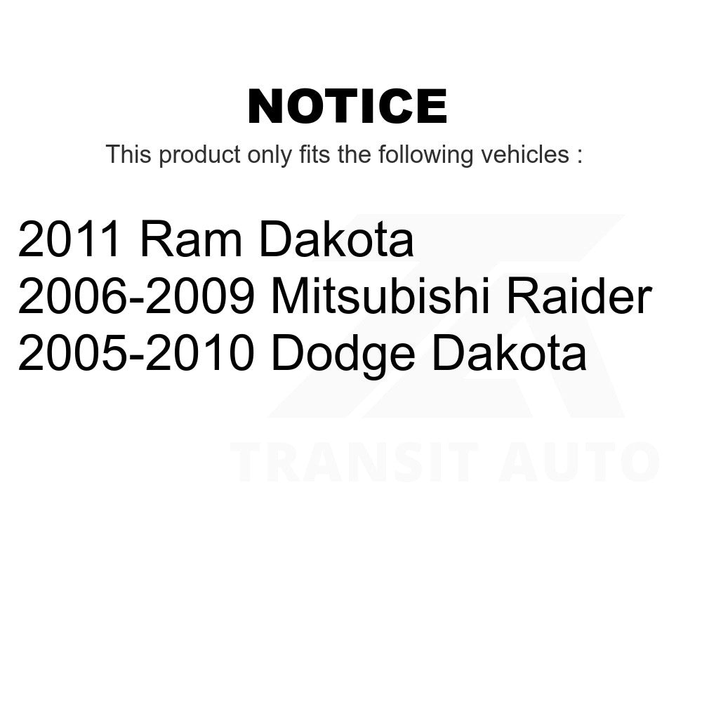 Front Ball Joint And Tie Rod End Kit For Dakota Dodge Mitsubishi Raider Ram