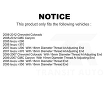 Charger l&#39;image dans la galerie, Front Ball Joint &amp; Tie Rod End Kit For Chevrolet Colorado GMC Canyon Isuzu i-290